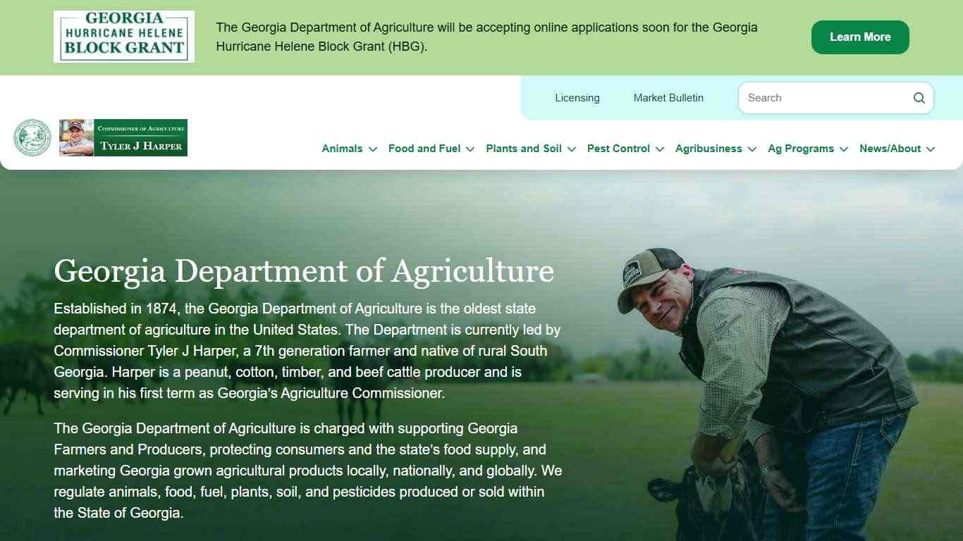 Homepage | Georgia Department of Agriculture